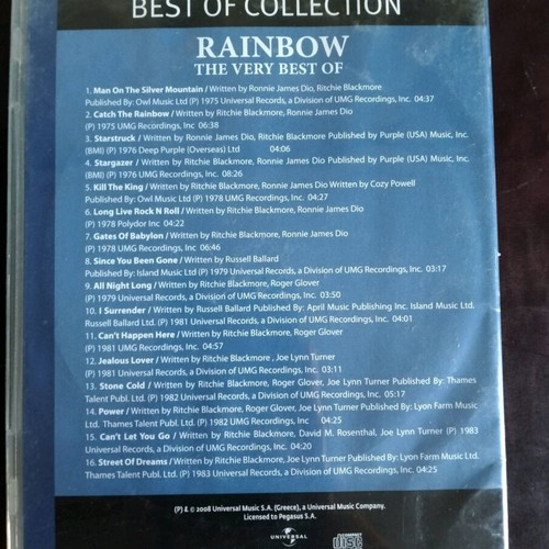 The Very Best Of Rainbow CD used