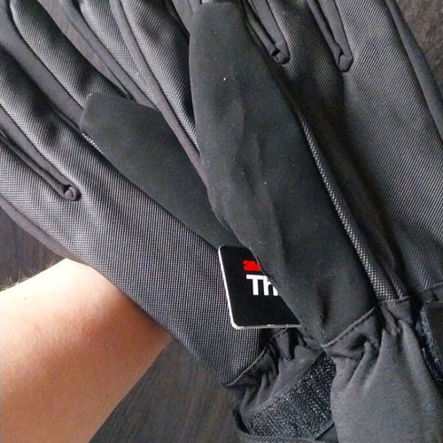 A-Cold-Wall gloves new with fleece lining, black