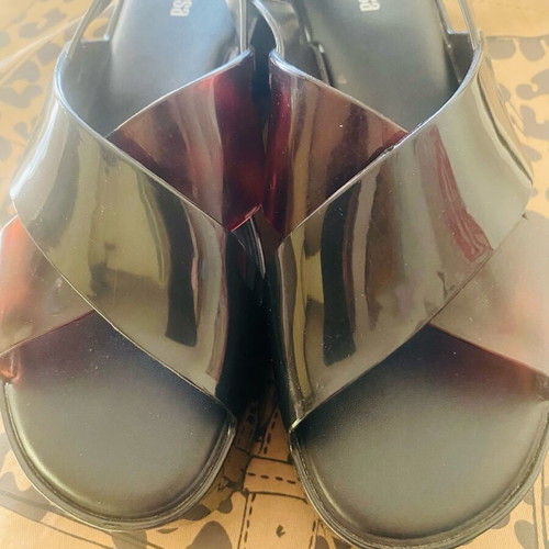 Melissa platform sandals brown tortoise like new, size 39