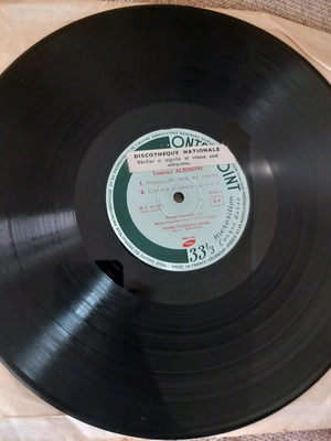 Δίσκος βινυλίου Tomaso Albinoni μεταχειρισμένος χωρίς εξώφυλλο