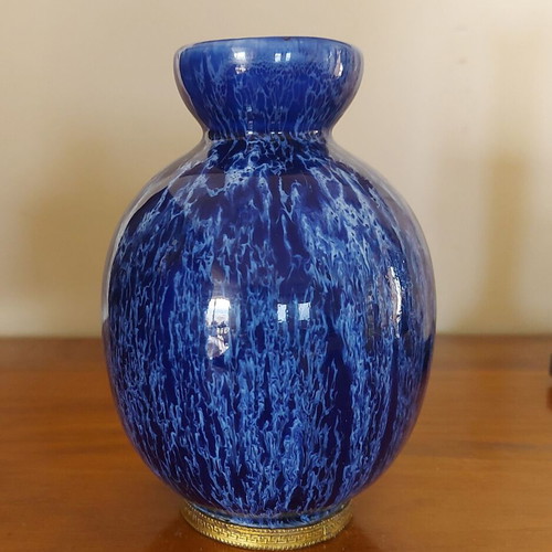 Art Deco Boch Freres Keramis Vase by Charles Catteau like new