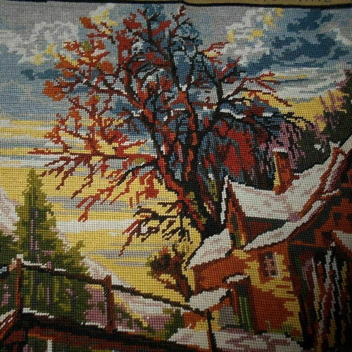 Embroidered picture To Chioni used