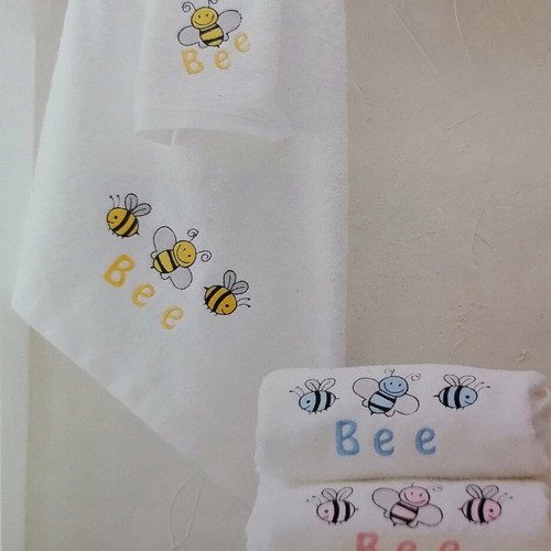 Bebe Rythmos towel set new, embroidered, 100% cotton