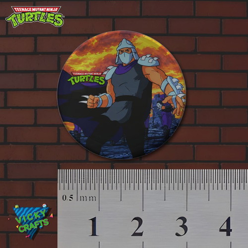 Teenage Mutant Ninja Turtles Pin Set 10 Pieces New, 3 cm