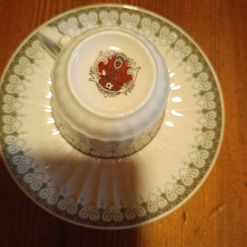 Set of 5 cups with saucers like new for Greek coffee or espresso