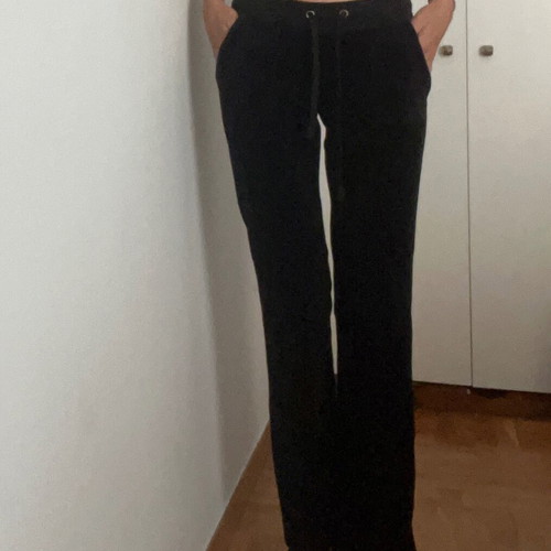 Velour tracksuit used small black Beta House