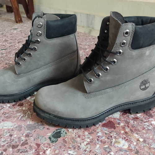 Timberland Lace up classic grey boots