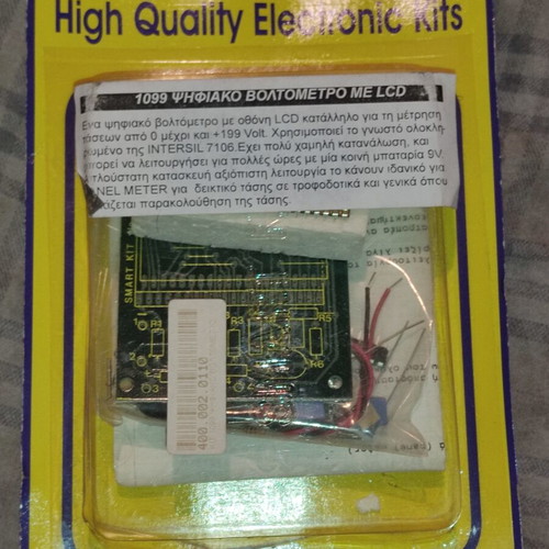 Smart Kit No.1099 digital voltmeter with LCD new