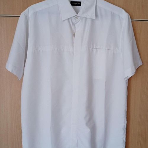 Burton short-sleeve shirt white medium like new