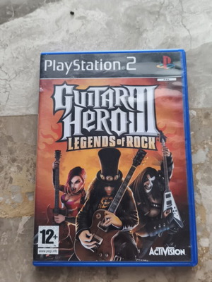 Guitar Hero III Legends of Rock PS2 used, fully functional