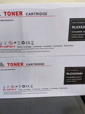 Μελάνι toner cartridge RLEXX264H καινούργιο, πακέτο 4 τεμαχίων για Lexmark