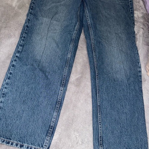 Τζην straight fit αφόρετο, μέγεθος 38, μπλε Zara