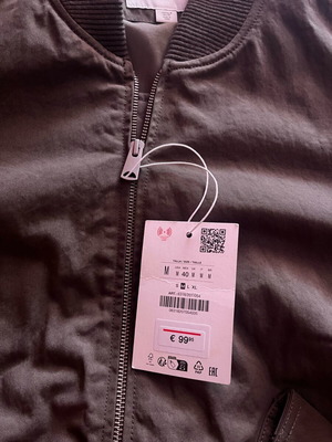 Zara men's jacket new, khaki color, size M