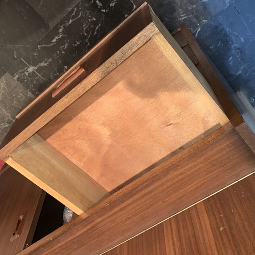 Bookcase made of solid wood used