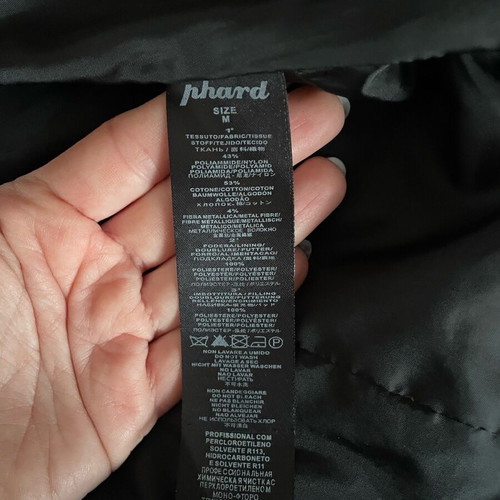 Phard jacket black size M like new fitted
