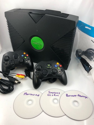 Xbox Original OG chipped with Aladin XT refurbished set