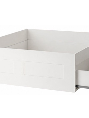 Brimnes σκελετός κρεβατιού IKEA με αποθηκευτικό χώρο 140x200 cm σαν καινούργιο