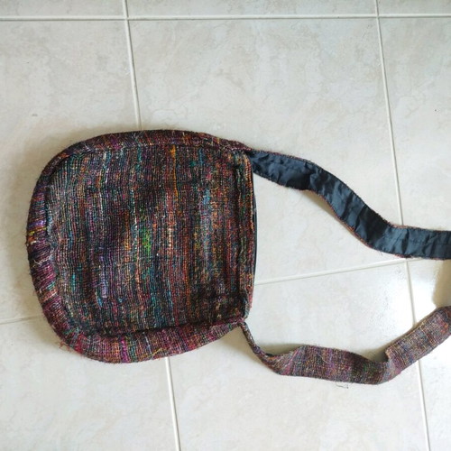 Boho crossbody bag like new, multicolored