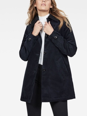 G-Star RAW Deline Cord Mac Jacket new, women's M, mazarine blue