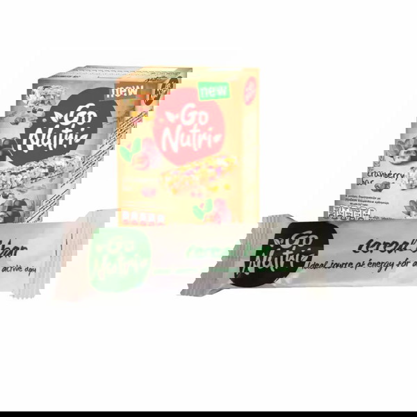 GO NUTRI CRANBERRY ЗЪРНЕНА БАР 30г (09026)