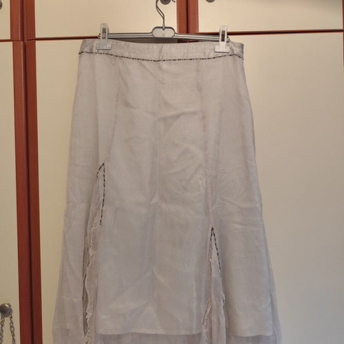 Arte Maxima by Makis Tselios women's silk 3-piece set used, size 48, gray