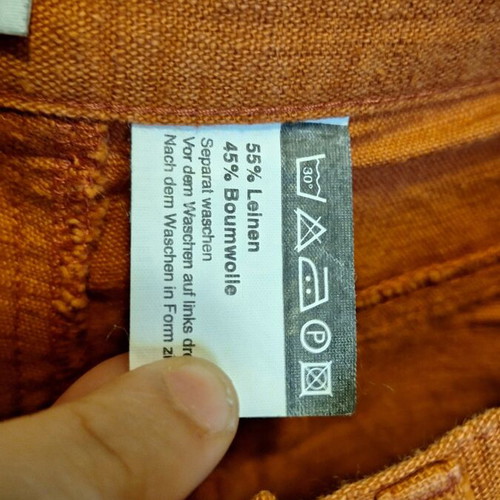 Street One linen terracotta cotton shorts like new