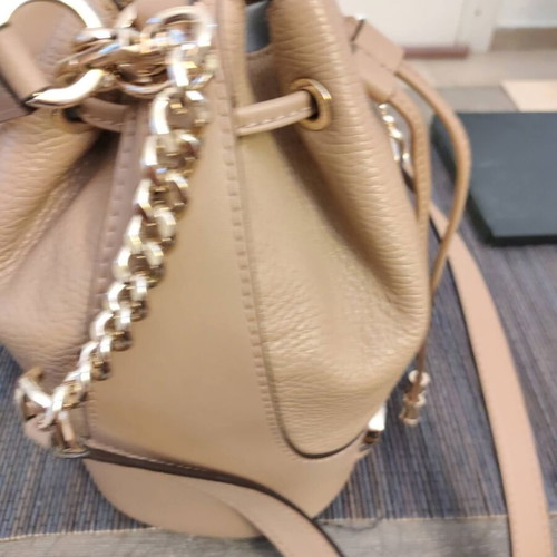 Michael Kors original limited edition leather crossbody bag, beige