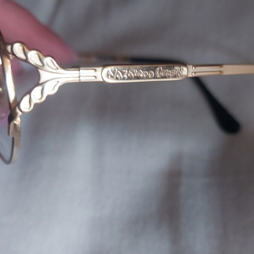 Vintage Nazareno Corsini metal eyeglass frame like new, multicolor