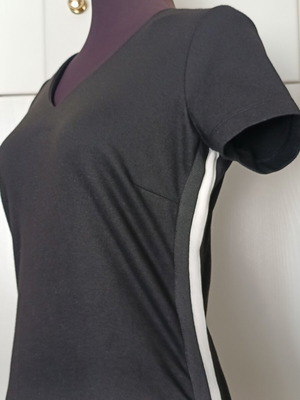 Soyaconcept mini dress like new, size M, black, short sleeve