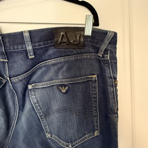 Armani Jeans men's straight fit blue pants like new, size XL