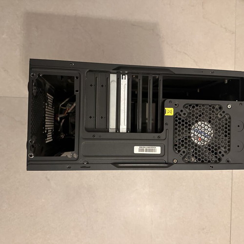 Coolermaster ATX case black with side glass