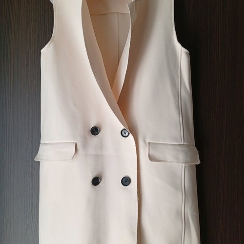 Bershka women's vest new, size M, beige