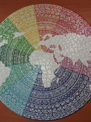 Ravensburger Circle of Colours Mandala 500-piece puzzle