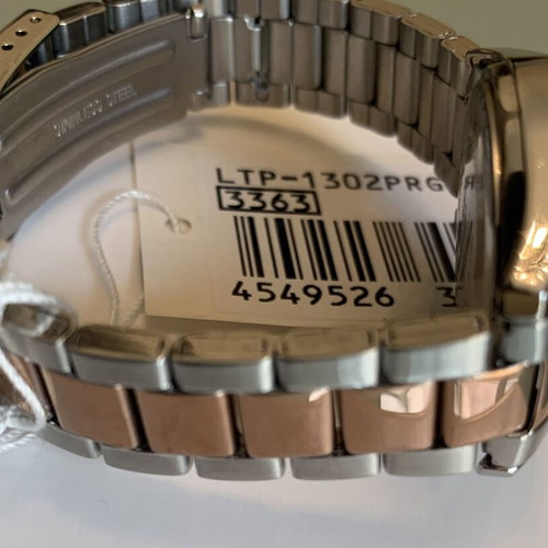 Casio Vintage Tiffany LTP-1302PRG-2AVEF women's watch used