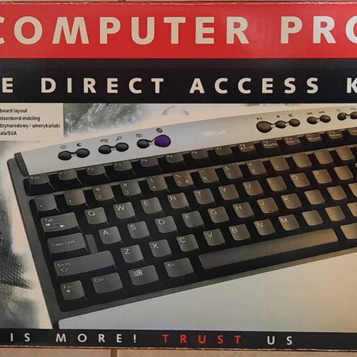 Trust Silverline Direct Access wired multimedia keyboard