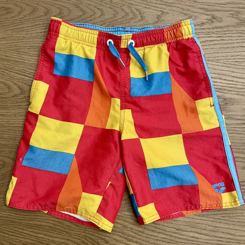 Arena kids' swim shorts with pockets, elastic and drawstring, quick-dry fabric