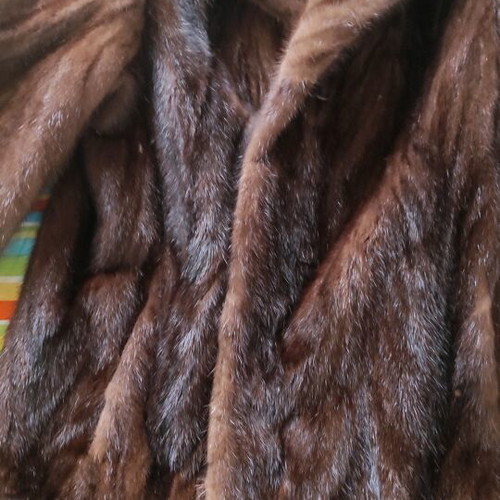 Brown fur coat like new