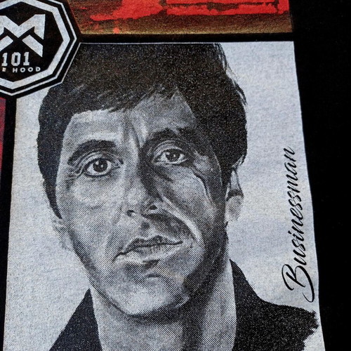 Scarface T-shirt Mafia 101 used, size XL, black and red