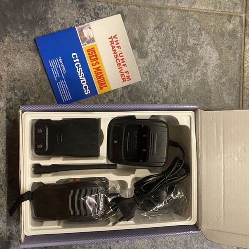 Woki Toki walkie talkies new with headset and rechargeable battery
