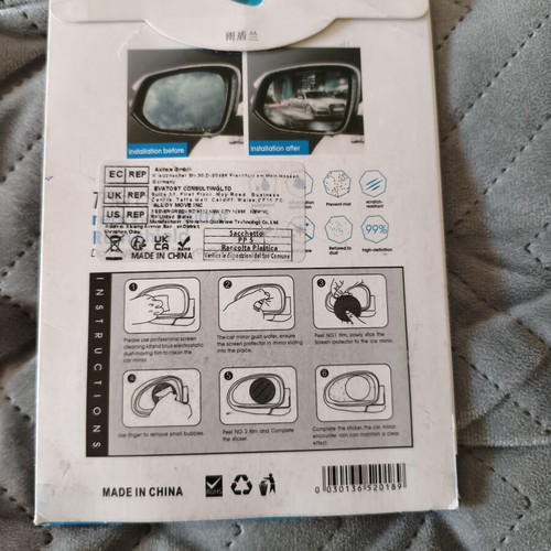Car Mirror Waterproof Membrane New