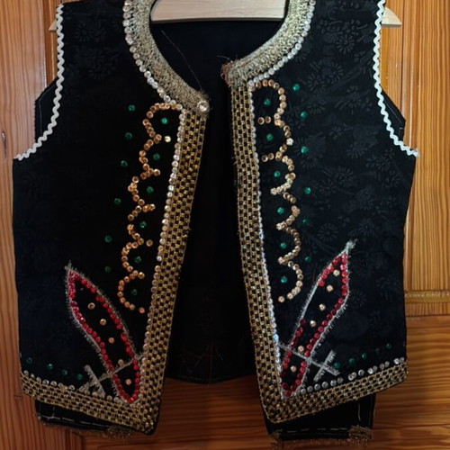 Children's vest used from traditional Tsollia costume handmade