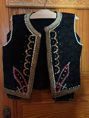 Children's vest used from traditional Tsollia costume handmade