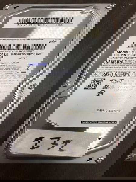 Samsung HD501LJ 500GB Internal SATA 16MB 7200RPM Hard Drive