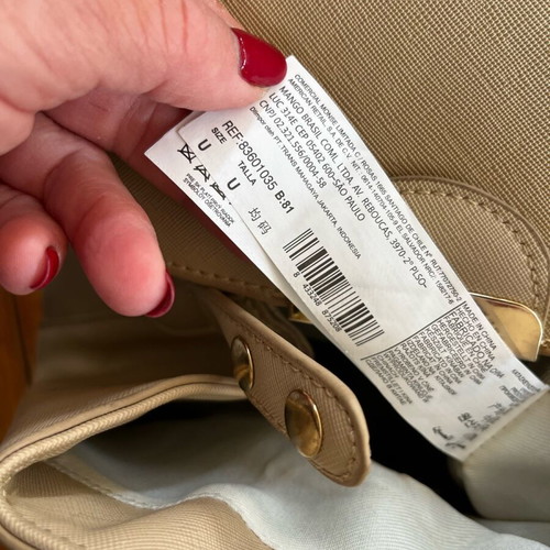 Back pack like new, beige backpack