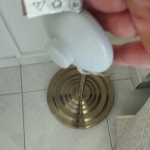Inart floor lamp like new, brass and glass, height 1.60m