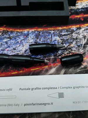 Paninfarina Modula pen and pencil new, aluminum
