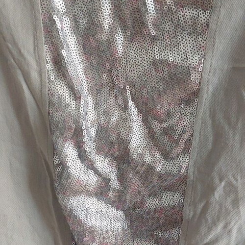 Bershka spring blouse with pink iridescent sequins, size M