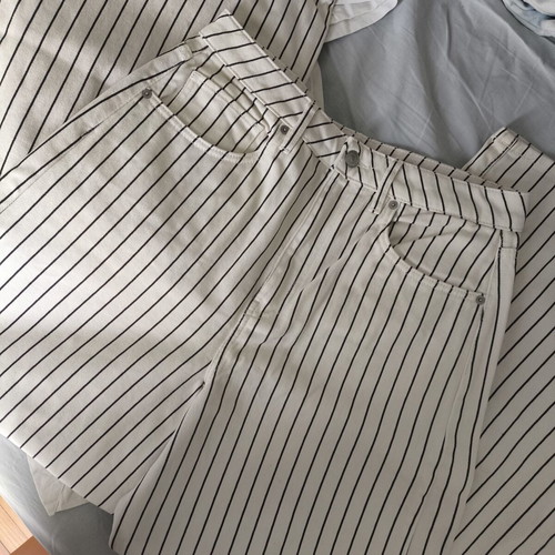 Striped jeans large, like new, Marks & Spencer
