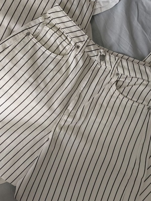 Striped jeans large, like new, Marks & Spencer
