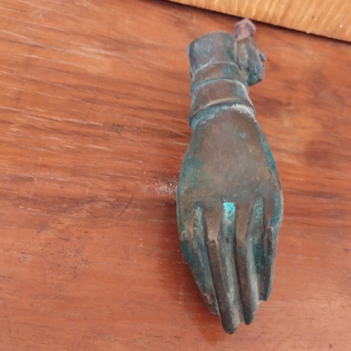 Metal door handle